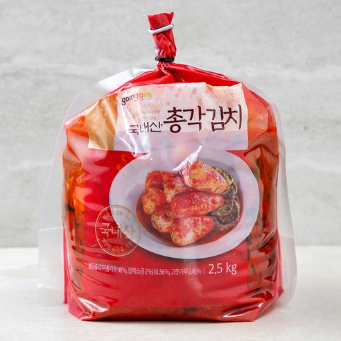 곰곰 국내산 총각 김치
