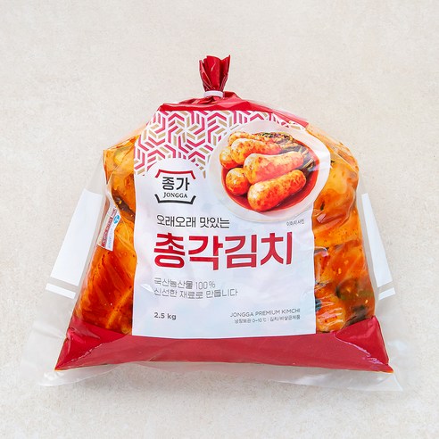 종가 총각김치, 2.5kg