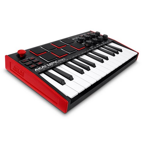 AKAI MPK Mini MK3 아카이 USB 마스터키보드, Red