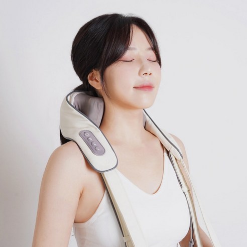 클로 넥앤프로 무선 목 어깨 마사지기 승모근 지압기, CLOER-4001
