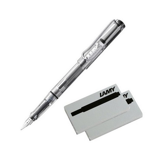 LAMY 비스타 만년필 + 잉크 카트리지 세트