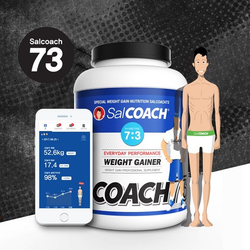 살찌는 보충제 살코치73 체중증가보충제 게이너보충제, 4kg