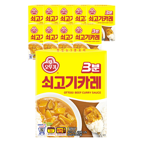 오뚜기 3분 쇠고기카레