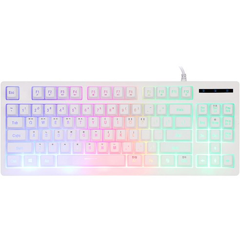 앱코 HACKER K150 텐키리스 게이밍 멤브레인 유선 키보드