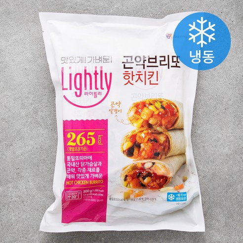 대상 라이틀리 곤약브리또 핫치킨