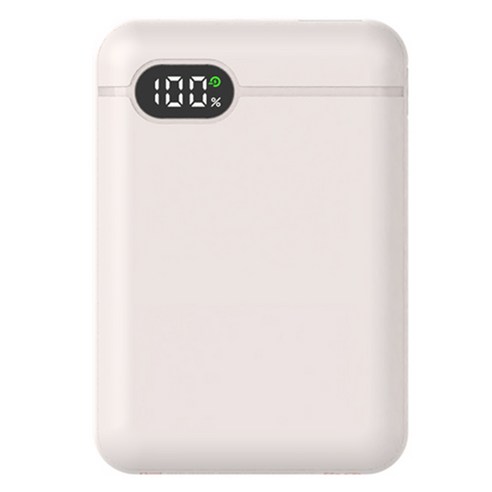 리큐엠 20W 고속충전 LCD 잔량표시 미니 보조배터리 10000mAh