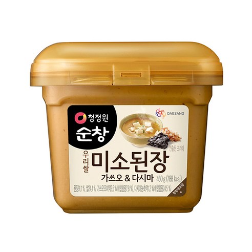 대상 청정원 미소된장 가쓰오&다시마