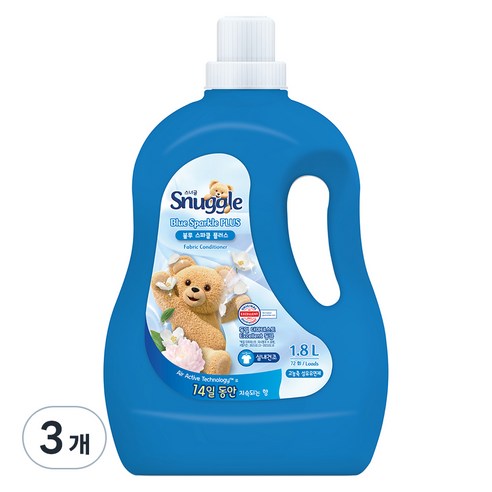 스너글 섬유유연제 블루스파클 플러스 1.8L