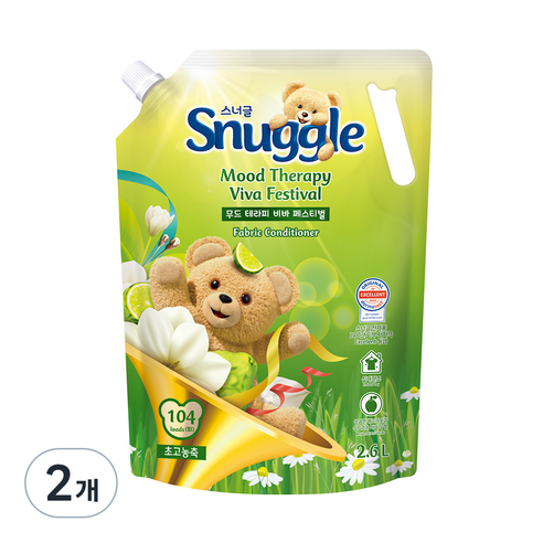 스너글 무드테라피 섬유유연제 비바 페스티벌 2.6L
