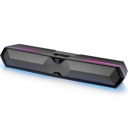 브리츠 게이밍 RGB 사운드바 PC용 스피커 BR-T9