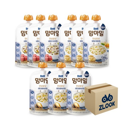 맘마밀 안심이유식 15개월 3종 세트